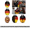 Bluza z kapturem Flaga Niemiec Vintage Retro Orzeł Deutschland Unisex Mężczyźni Kobiety Godło Narodowe Nadruk 3D Bluzy Casual Streetwear Pulower Długie Rękawy