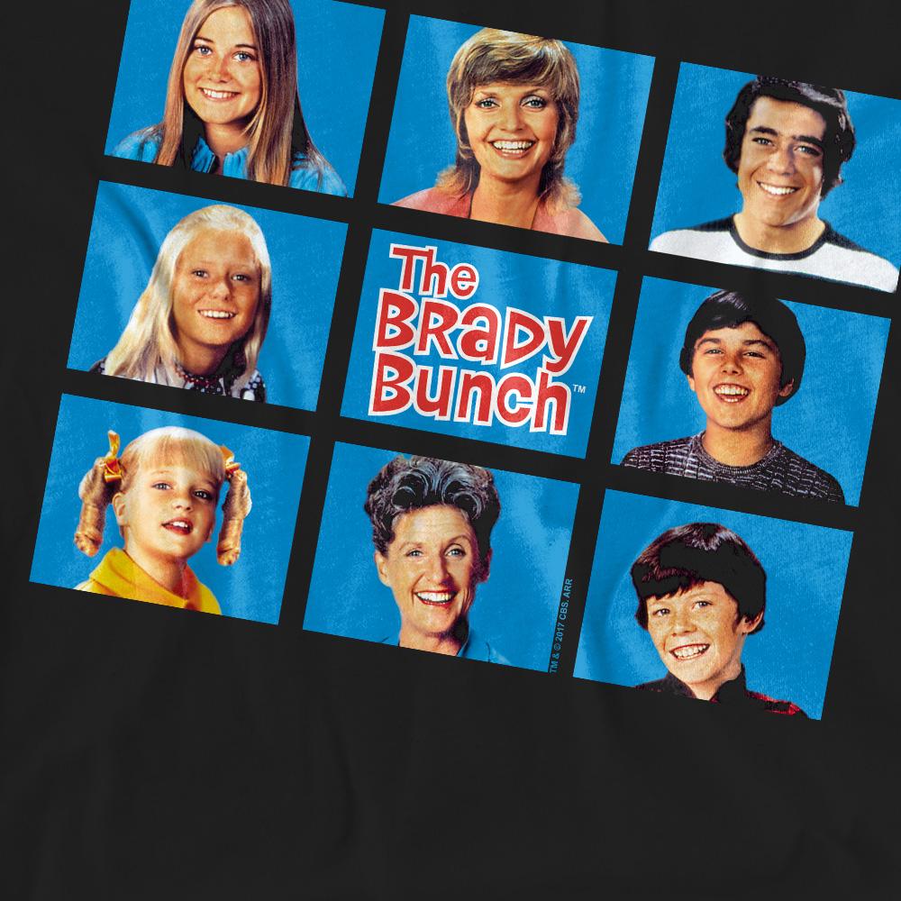 The Brady Bunch Unisex Erwachsenen T-Shirt mit Rahmen