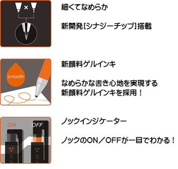 Pilot Gel Ink Ballpoint Juice Black Set Knock-Style Pen, Up, Ink, 5-Piece (0.3)