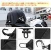 MEKOMEKO Motorcycle Touring Waterproof Stretch Fabric Utility Rear Box Secures Prevents Cargo from Includes Storage 6 Hooks X Net, Net, Cover, Cargo,