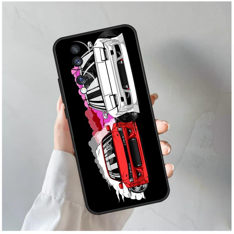 JDM Cars Case For Honor Magic 6 Pro 50 70 90 Lite Magic 5 Pro X7 X8 X9 X6a X7a X8a X9a X8b X9b Cover