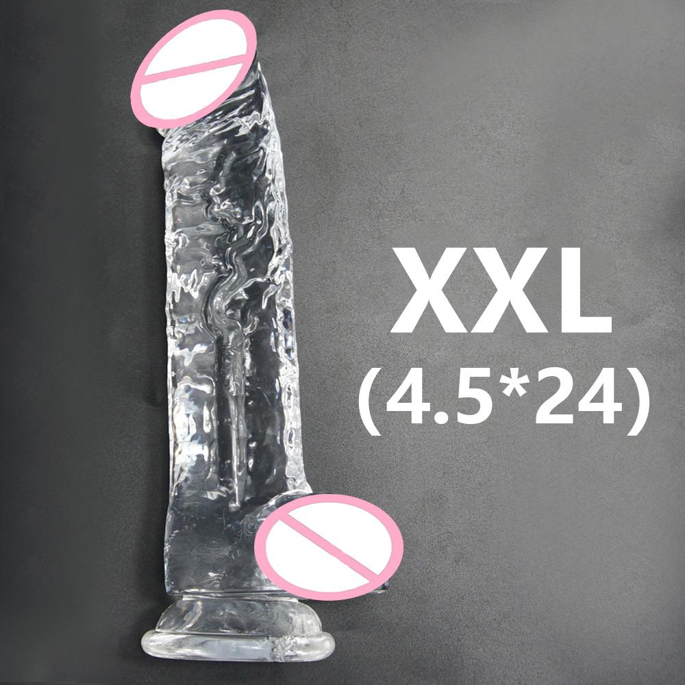 Nowe realistyczne Dildo erotyczne galaretki Dildo z super mocną przyssawką zabawki erotyczne dla kobiet mężczyzn sztuczny Penis g-spot symulacja