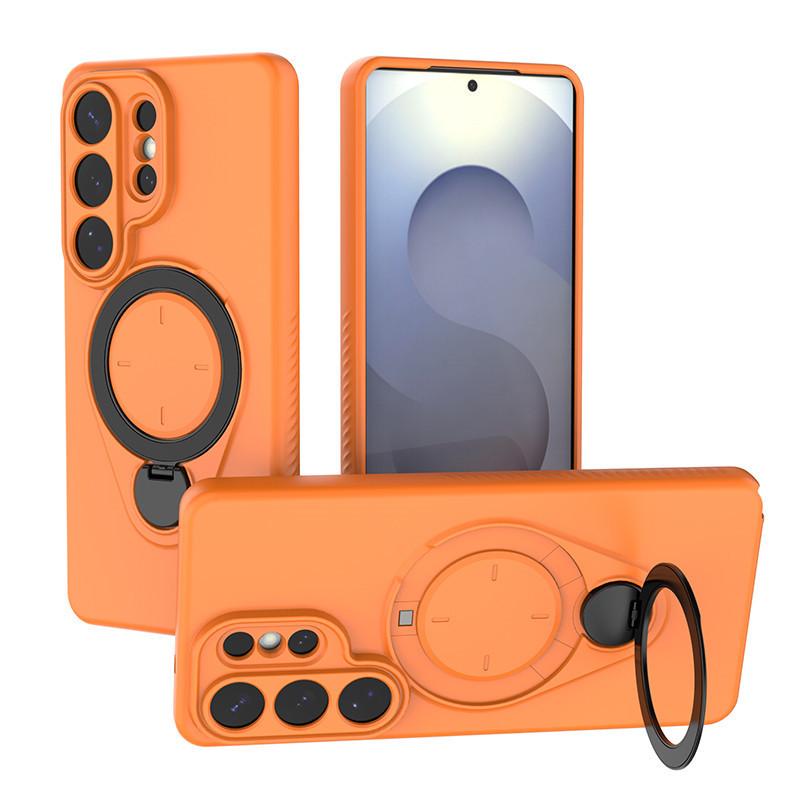 Suitable for Samsung S26 Ultra 360 Ring Shield Soft Case A57 Car Mount Finger Ring Anti-drop Protective Cover