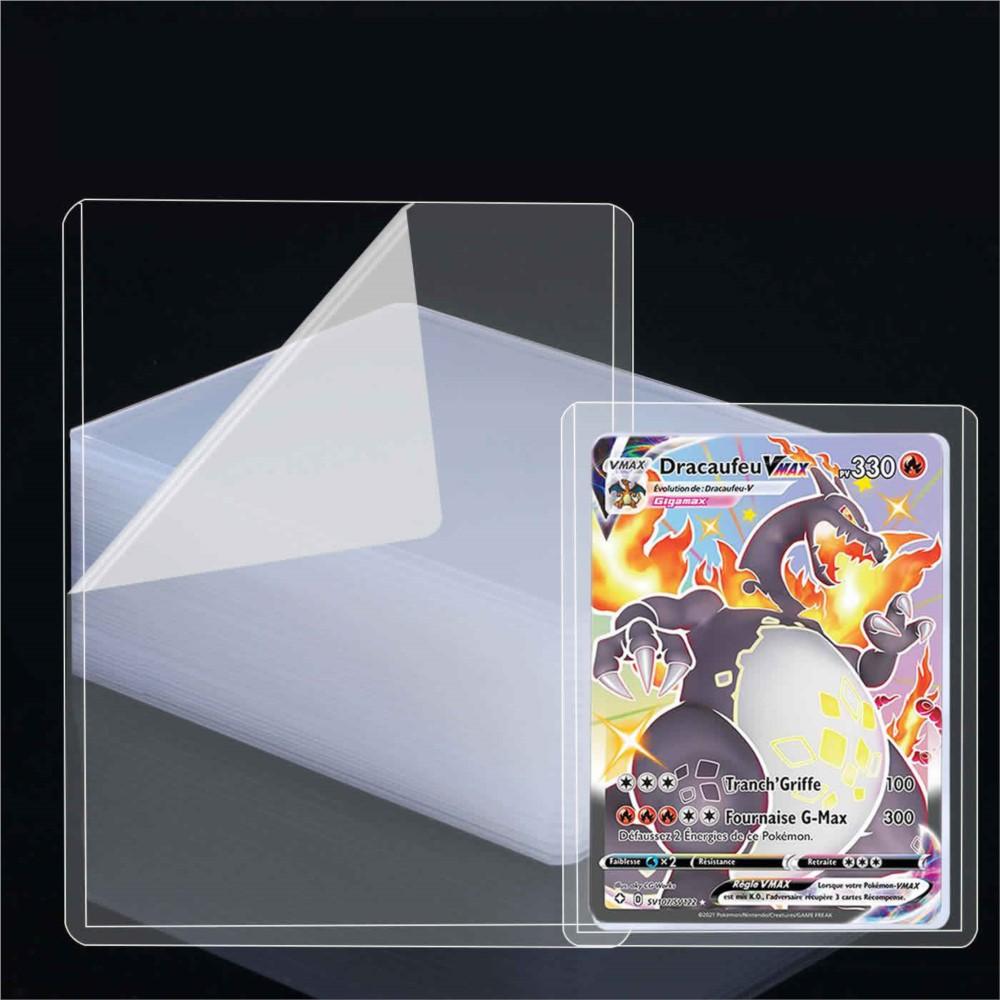 25-100pcs 3" x 4" Hard Card Sleeve Clear Anti Scratch Protector For Pokemon Game Baseball Sports Card Trading Protect Toploaders