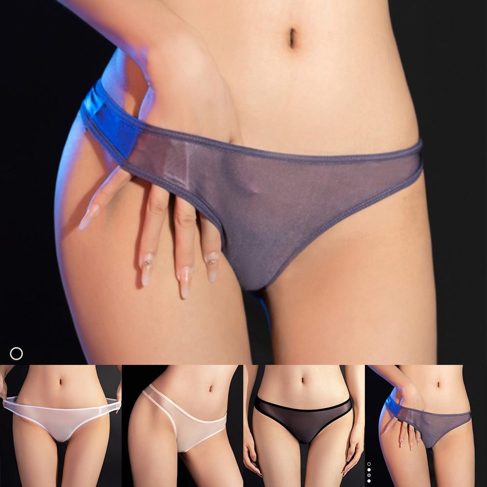 Panties Women Briefs See Through Sexy Sheer Breathable Comfy