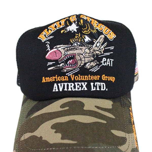 AVIREX FLYING CIRCUS MESH CAP CAMOUFLAGE