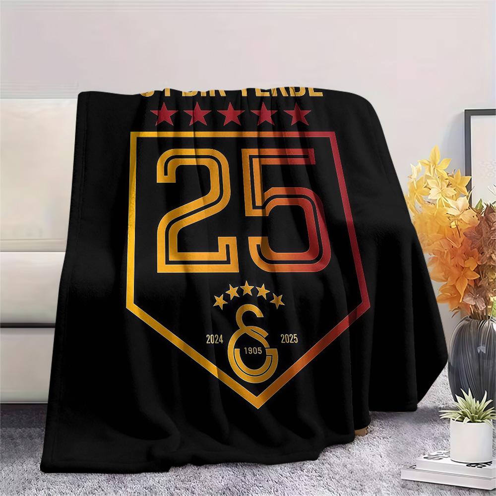 1 Stück Nummer 25 Aufdruck Flanelldecke, Hohe Qualität, Bequem für alle Jahreszeiten, Heimdekoration, Wärme und Komfort