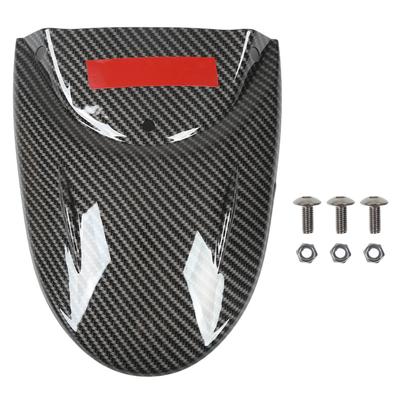Motorcycle Rear Mudguard Extender Carbon Fiber Pattern Glossy Replacement For 765 R 2017?2022