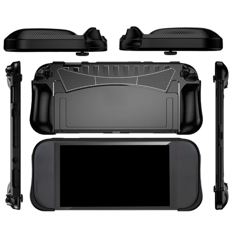 Scratchproof Shell with Kickstand Protective Cover Case Gamepad Flexible Housing Shockproof Skin for NS2 Console
