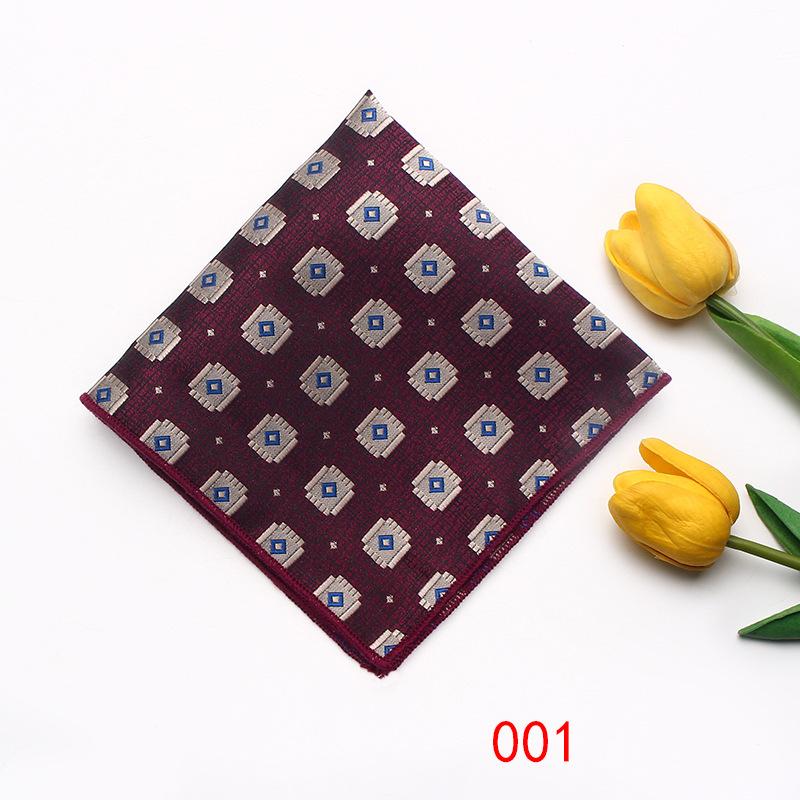 Карманный шарф для мужского костюма, весенне-летний квадратный шарф, цветной жаккардовый полиэстеровый шелковый квадратный шарф, шелковый шарф