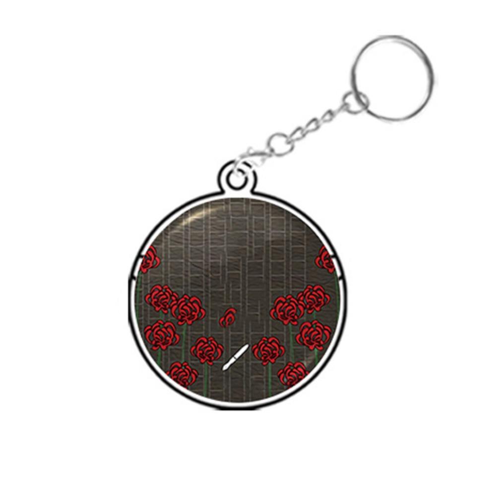 2Pcs Badge Protector Badge Display Sleeve with Keychain Badge Protective Sleeve  58/75mm Badge Pins
