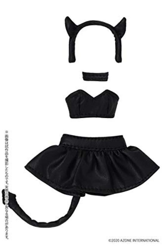 

Picconimo Little Devil Costume Set Leather Black 1/12 (for Doll)