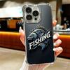 Nash Fishing Fish Mark Soft Phone Case For iPhone 15 16 17 Air 14 Pro Max 16E Plus 13 12 Mini Plating Anti-Fall Fundas