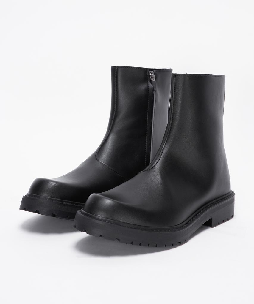Analog Mood Matte Modern Commando Men'S Rain Zipper Chelsea Boots (Black)