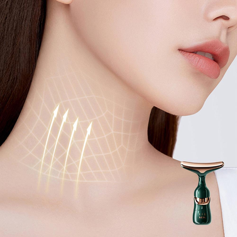 3 In 1 Face Massager Neck Facial Eye Massage Skin Tightening Wrinkle Anti Aging Face Massager Instrument Skin Expert Beauty Device