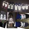 3M Reflective Shoelaces Round Sneaker Shoe Laces Dark Night Reflective Safety Shoelace Imitation 350 Original Laces Shoes 1Pair