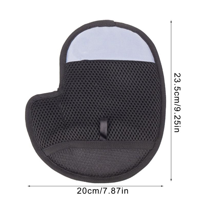 Reusable Pet Grooming Glove Double Side Hair Remover Brush Removes Shedding Hair for Dog Cats Grooming Supply