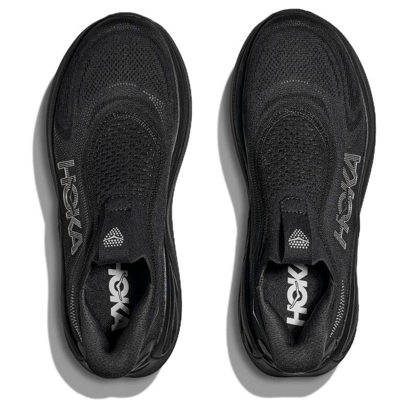 HOKA ONE ONE Skyward Slip Resistant Abrasion Resistant Low top Casual Shoes Men's Black Sneakers 1168876-BBLC