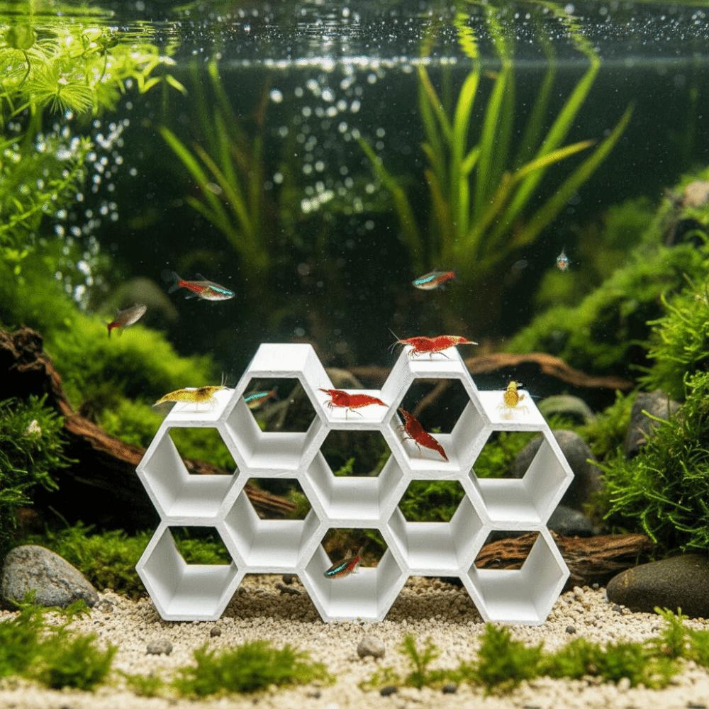 Hollow Out Aquarium Cave Shelter 3D Printed Shrimp Shelter Decorations Shrimp Breeding