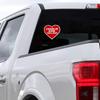 Heart-Shaped Car Stickers (10 Pcs)