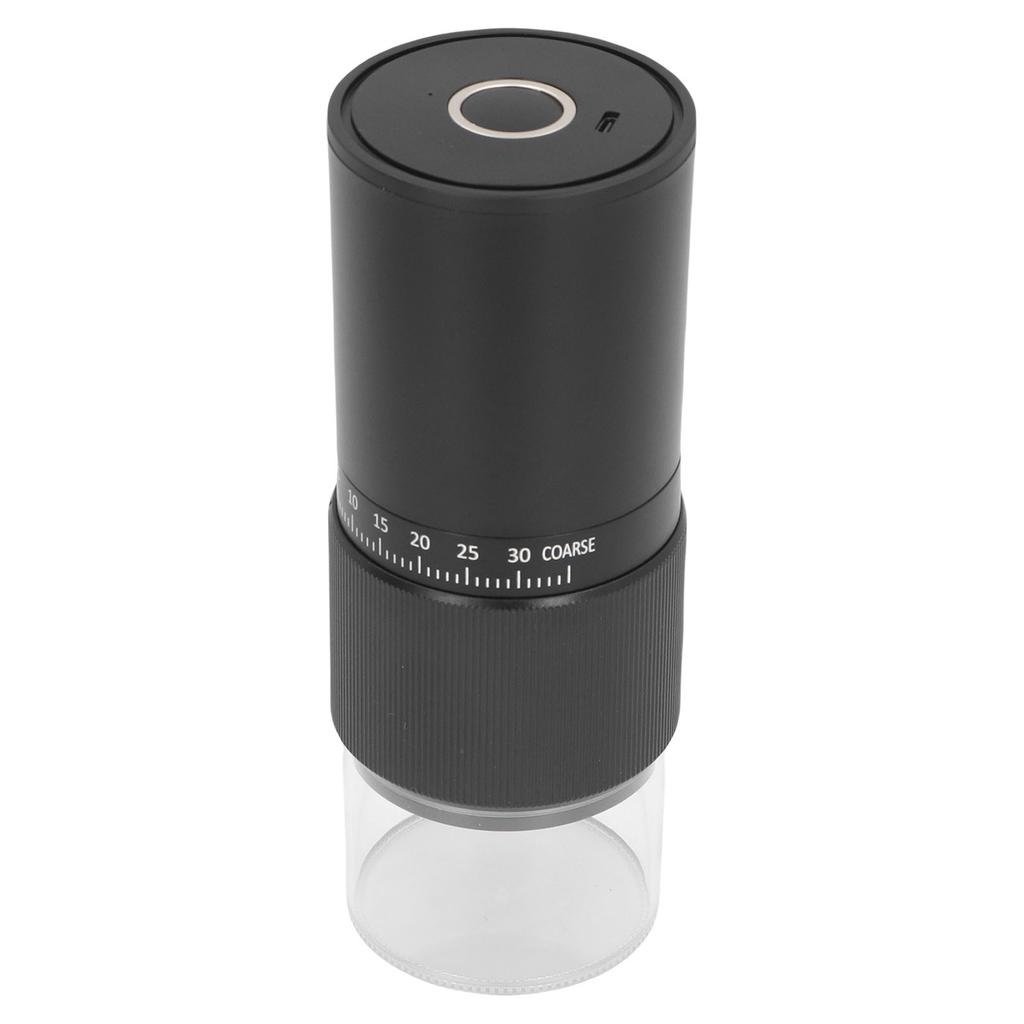 Portable Electric Coffee Grinder Adjustable USB Charging Ceramic Conical Burr Coffee Bean Grinder