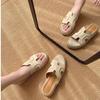 Spot Second Hair! Grape Mother, the Same Shoes Have Increased In Height by 6cm, Retro Word with Thick-soled Slope Heel H Drag Cool Slippers Fo