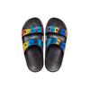 Crocs Unisex Klasyczne Sandały z Efektem Spray Dye Czarny/Wielokolorowy Wsuwane 208055-0C4