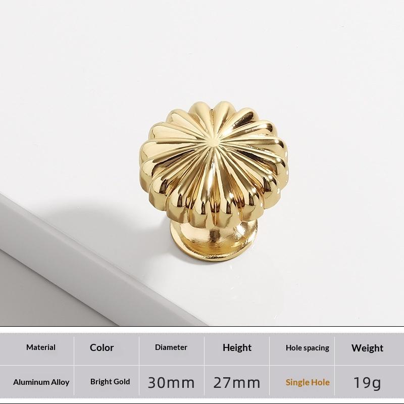 Aluminum Alloy Furniture Knobs Rustproof Waterproof Surface Classic Design for Cabinet Drawer Dresser Bathroom Kitchen Furniture