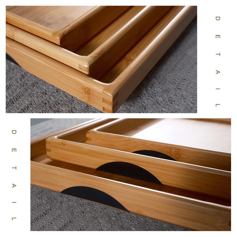 Japanese Style Bamboo Storage & Serving Tray