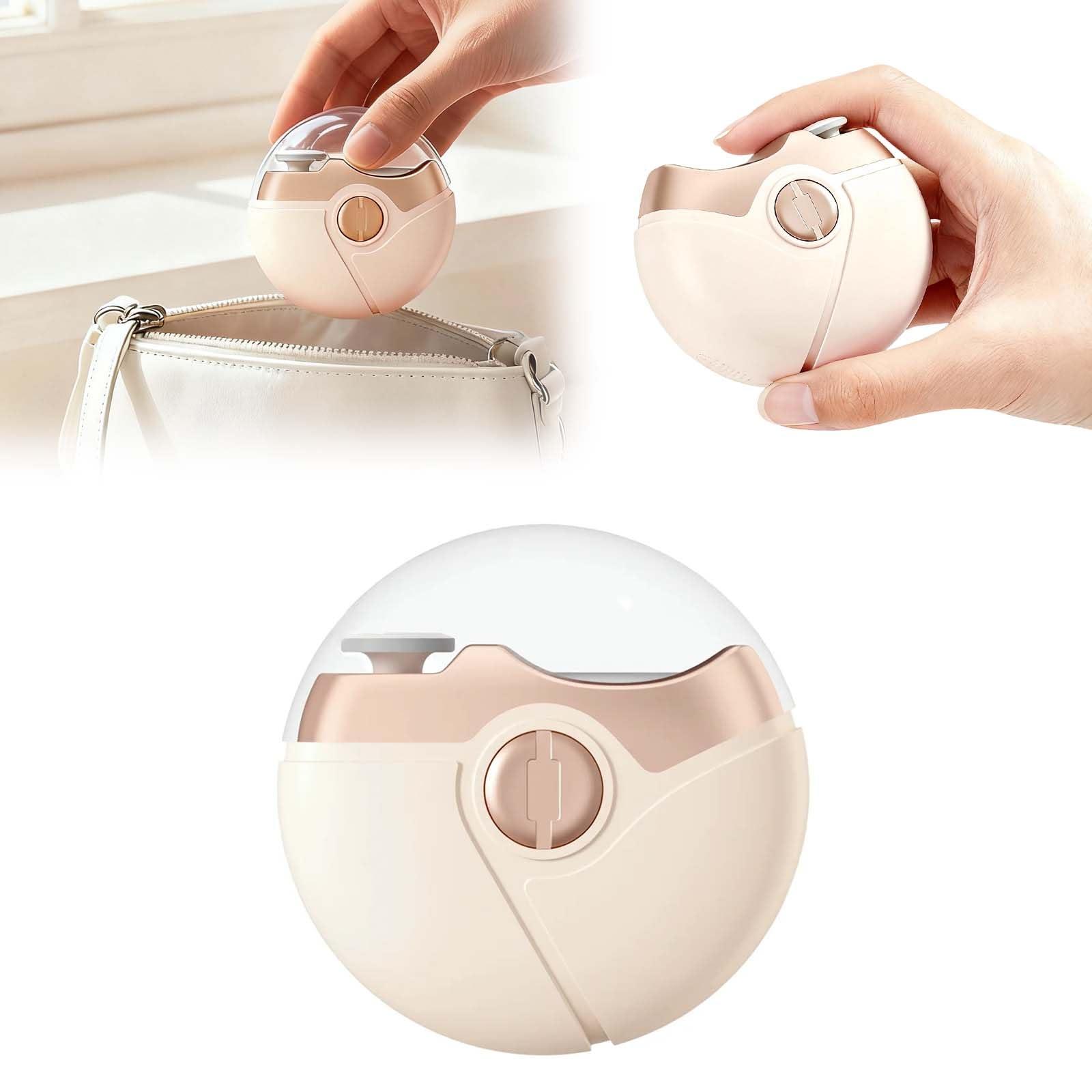 Multi-functional Electric Nail Clipper 2-in-1 Automatic Nail Clipper And Nail File бежевый