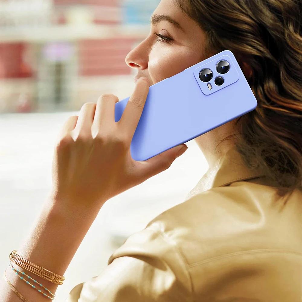 Liquid Silicone Case For Redmi Note 12S 12 Pro+ 4G 5G Luxury Shock-proof Cover For Xiaomi 12 Lite 13T 12T Pro Redmi 12 12C 13C POCO C65 Accessory