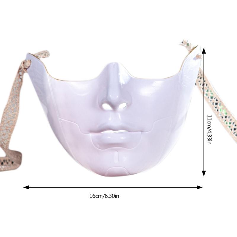 Masque de bal masqué demi-visage pour femmes hommes cosplay, Halloween eyemask décoration de costume masque pour les yeux masque pour la bouche