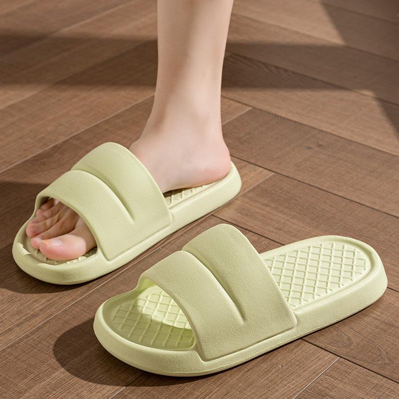 

Stepping on shit feels cool, slippers women s indoor home furnishing summer new bathing non-slip thick bottom couple non-smelly sandals outside wear 40/41 fits 39/40 feet