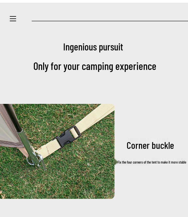 Large Portable Windproof Yurt Tent - Rain & Sun Protection Camping Gazebo