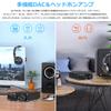 HiFi Dual ES9038Q2M USB DAC COAX OPT Digital to Analog Converter Headphone Amplifier