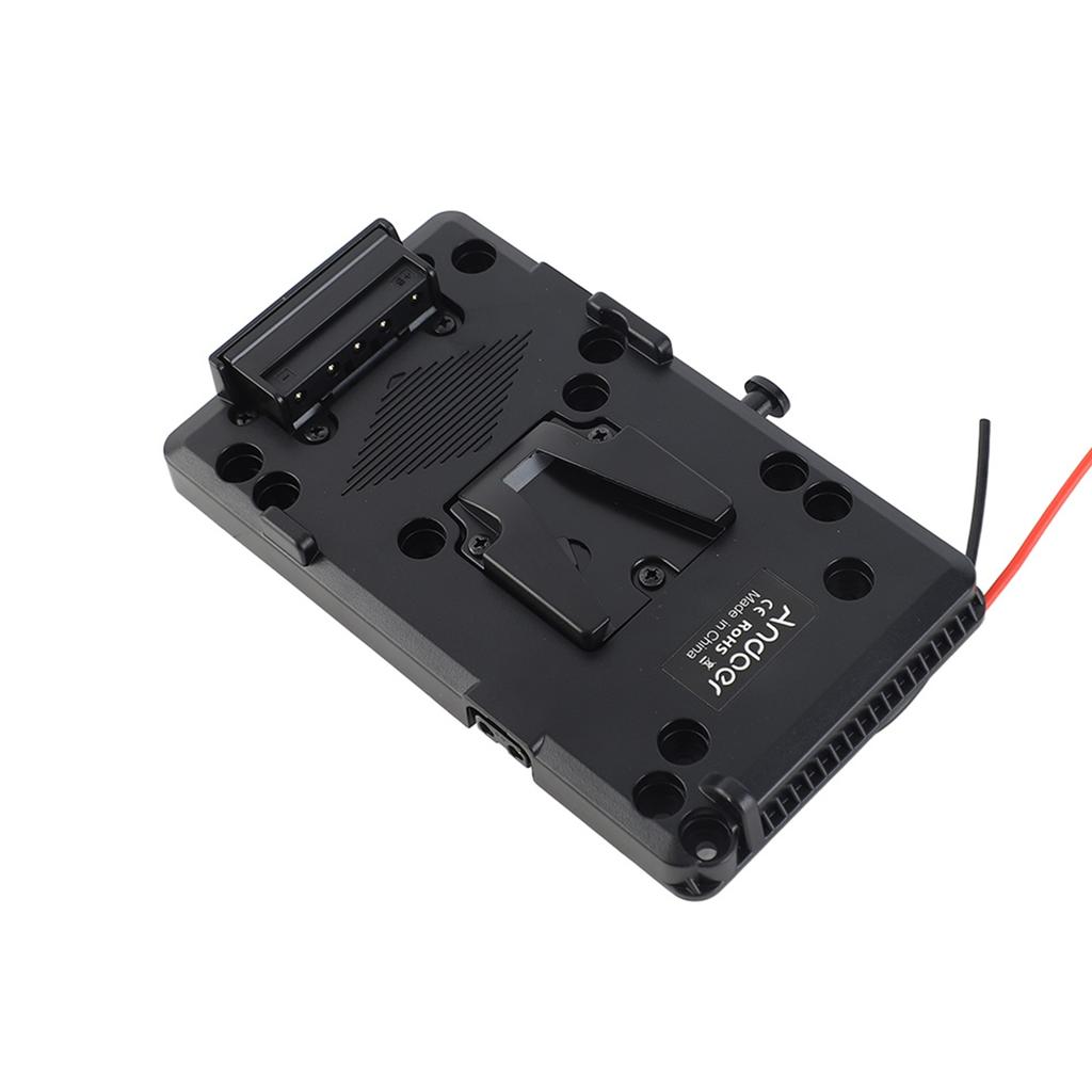 Back Pack Plate Adapter with D Tap Output for V Mount V Lock Battery Plate for DSLR Camera Camcorder Video Light