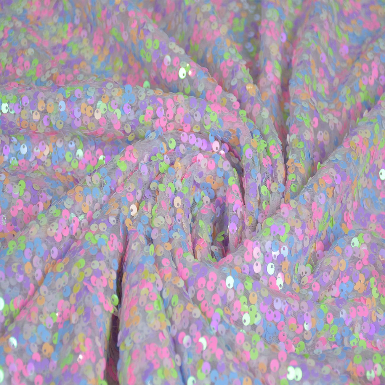 

5 мм зашифрованная цветная ткань с пайетками для самостоятельного изготовления платьев, обуви, шляп и сценических фонов