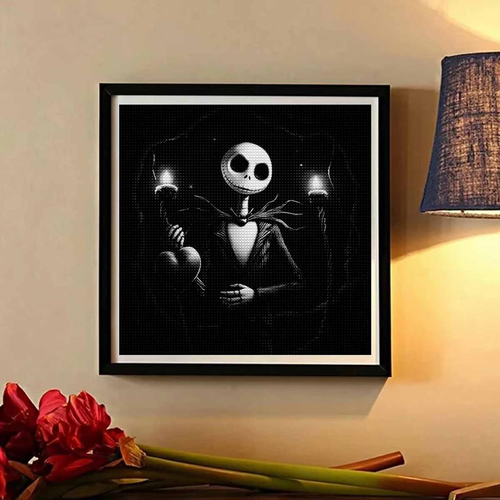 5D DIY Diamond Painting Decorative Skeleton Full Round Drill Scenery Diamond Embroidery Cross Stitch Kits Home Decor Gift