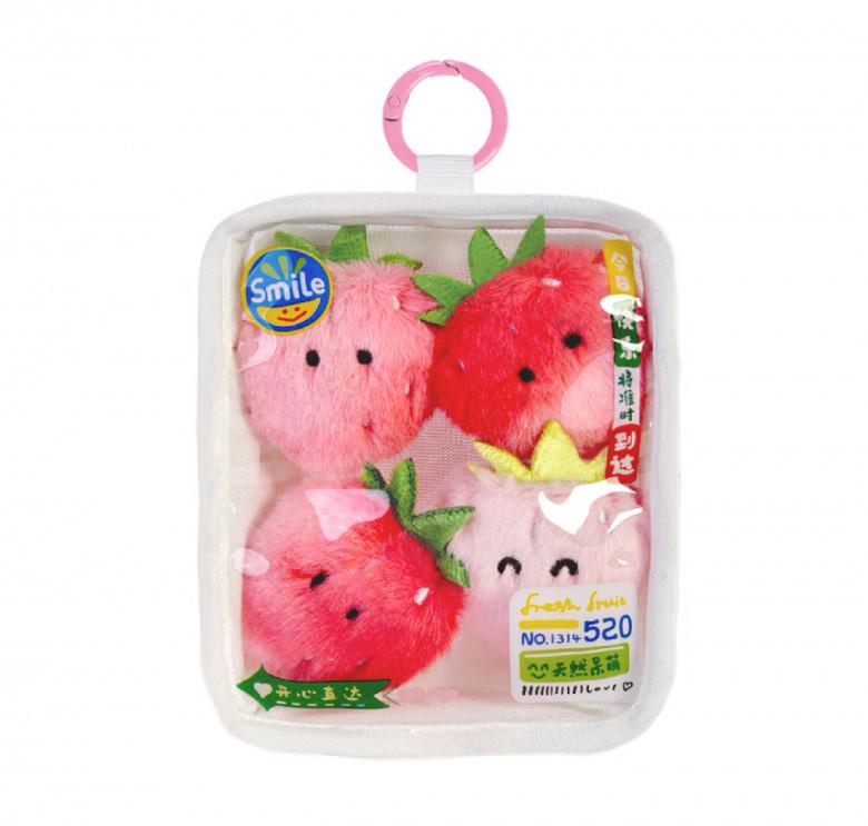 Vegetable Cute Cartoon And Fruit Platter Plush Toy Pendant For Bag Decoration