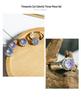 Gessen Jewelry Colorful Fairy Diamond Octagonal Ring, Earrings & Pendant Set for Women