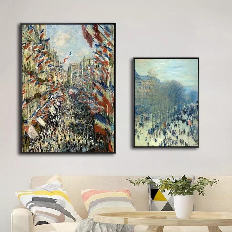 Francouzský Claude Monet Klasická olejomalba Domácí dekorace Obraz Umělecké plátno Obrazy na stěnu Plakát Obrazy na plátně Obrazy