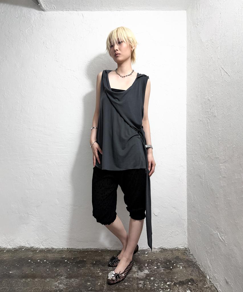 Loose Knotted Back Hoodie