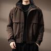 Men's High-End Heavyweight Lambswool Winter Workwear Jacket - Thickened, Warm Cotton Coat