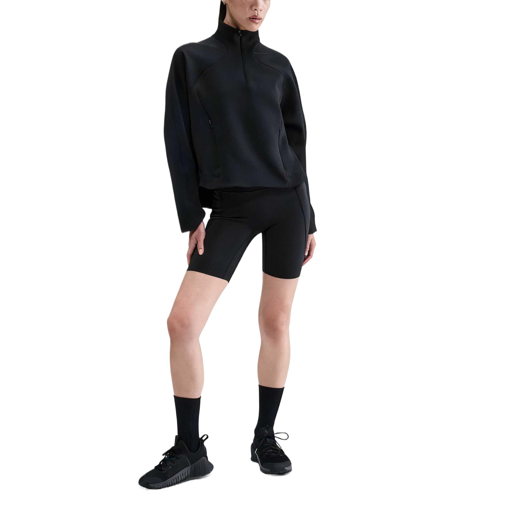 

Nike Dry-Fit Solid Color Loose Breathable Long Sleeve Hoodie Women hoodies HV3576-010 M