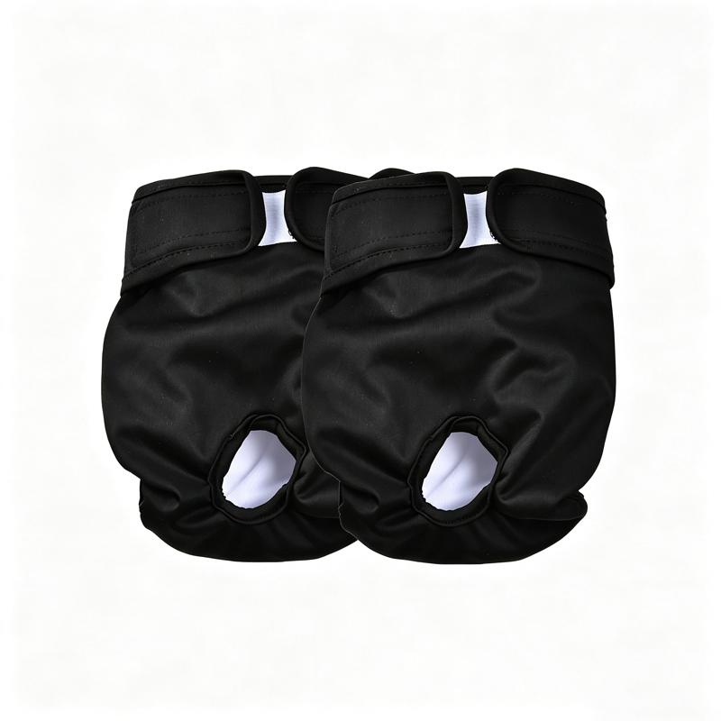 3Pcs Washable Female Dog Diapers Elastic Breathable Pet Nappies Reusable Pets Menstrual Period Panties For Small Medium Dogs Pug