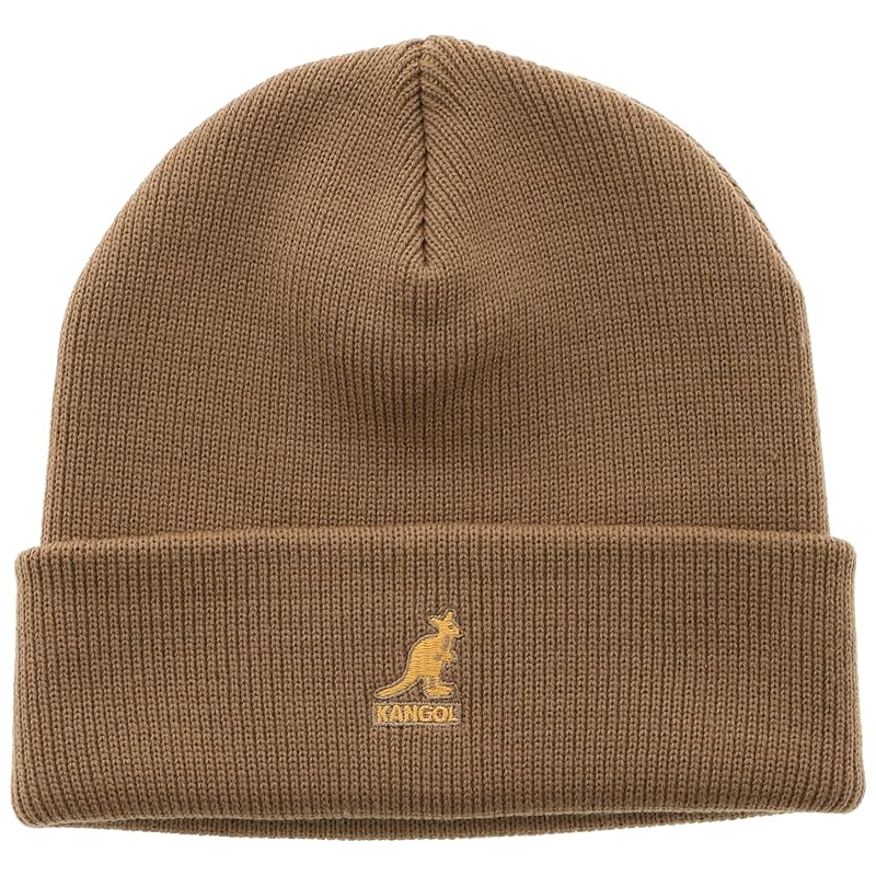 

[Kangol] шапка-бини акриловая манжета на завязках CAMEL (93) 23