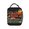 Jurassic Park Dinosaur Park Run or Die 1993 Insulated Lunch Bag Meal Container Thermal Bag Tote Lunch Box Office  Bento Pouch