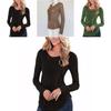 Elegant Lace Patchwork Long Sleeve Cotton Blouse For Women Geometric Design