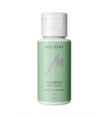 Strengthening Sulfate-free Shampoo Against Hair Loss with Niacinamide and Prebiotic SHAMPOO HAIR RESCUE 50 Ml