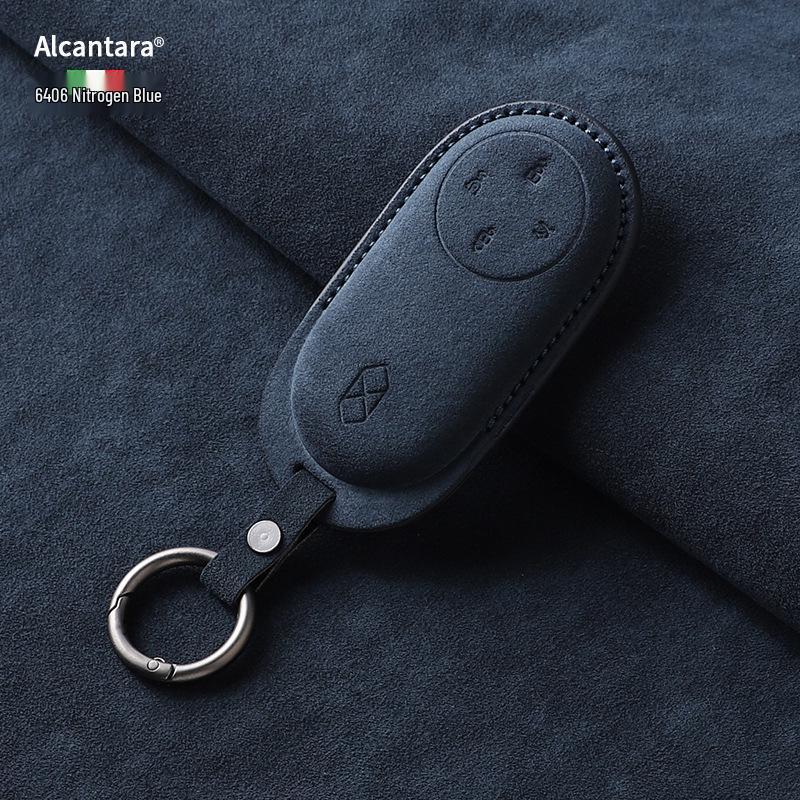 2026 Luxeed R7 Key Case: Suede S7/M8 Protective Shell with Full Coverage & Buckle